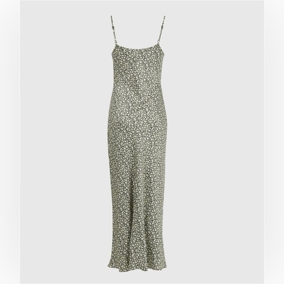 New! All Saints Bryony Ditsy Floral Print Slip Maxi Dress ✨ size 4 - Picture 6 of 9